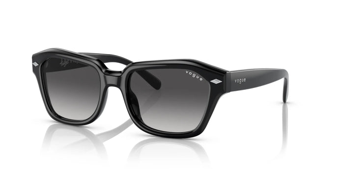 Vogue VO5444SF Sunglasses | Size 52 / Black №W44/8G / Grey Gradient (3N 13.2%)