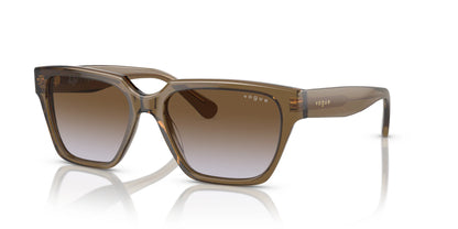 Vogue VO5512S Sunglasses Transparent Dark Khaki / Violet Gradient Brown