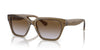 Vogue VO5512S Sunglasses / Transparent Dark Khaki / Violet Gradient Brown (2N 22%) / Size 53