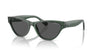 Vogue VO5513S Sunglasses | Size 55 / Transparent Dark Green / Dark Grey (3N 11%)