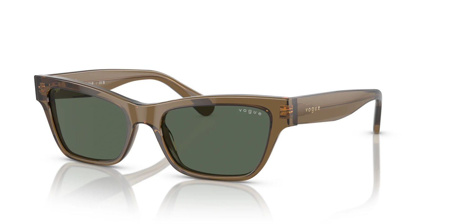 Vogue VO5514S Sunglasses Transparent Dark Khaki / Dark Green