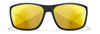 Wiley X FELIX Sunglasses / Matte Black / Gold Mirror