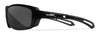 Wiley X WAVE Sunglasses / Gloss Black / CAPTIVATE™ Polarized Grey