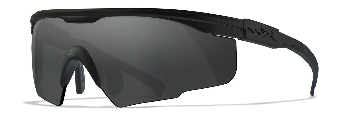 Wiley X PT-1 Safety Glasses Matte Black / Smoke Grey