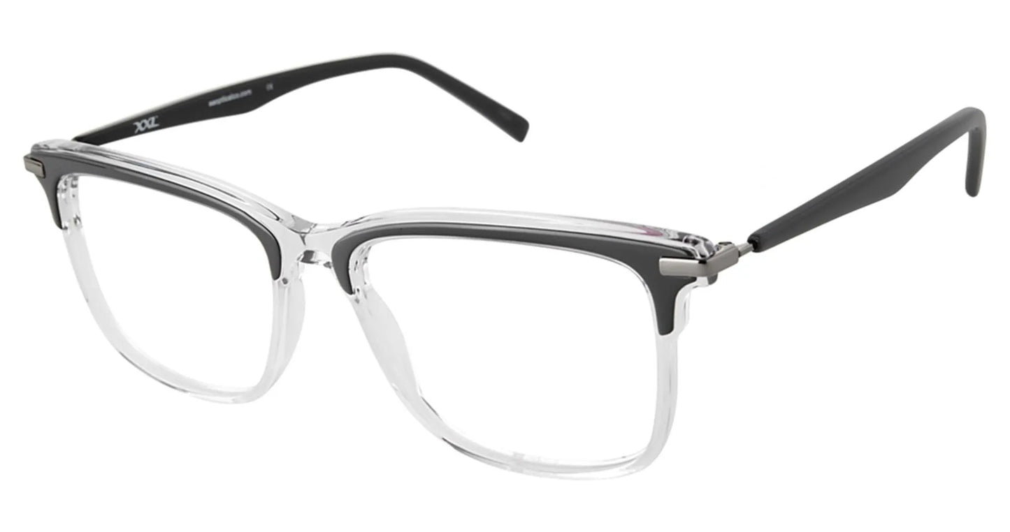 XXL Eyewear Commander Eyeglasses Grey / Crystal