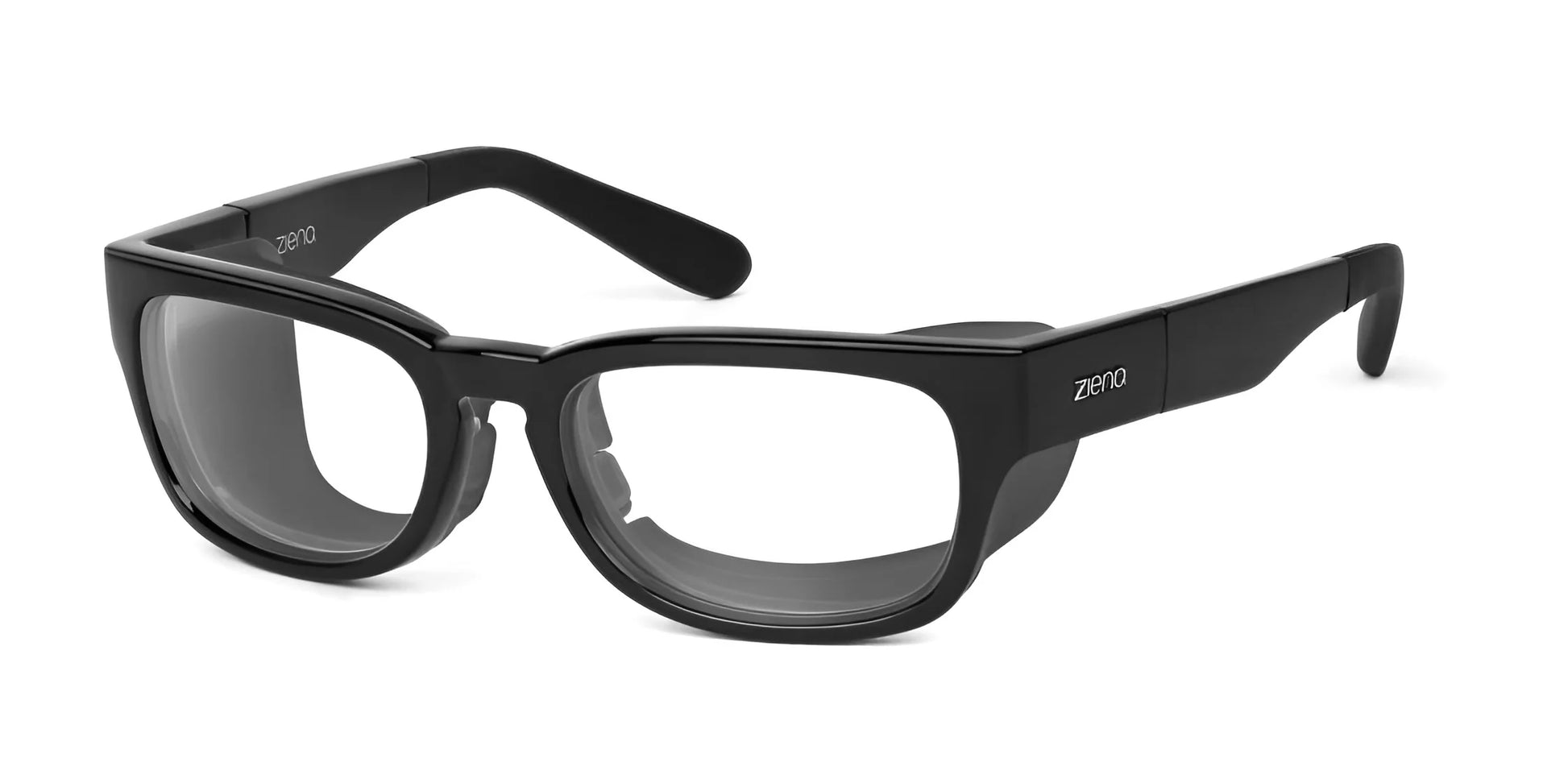 Ziena Kai Eyeglasses Glossy Black / Clear / Black