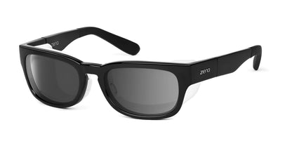 Ziena Kai Sunglasses Glossy Black / DARKshift™ Photochromic - Clr to DARK Gray / Frost