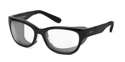 Ziena Marina Eyeglasses Glossy Black / Clear +2.50 / Black