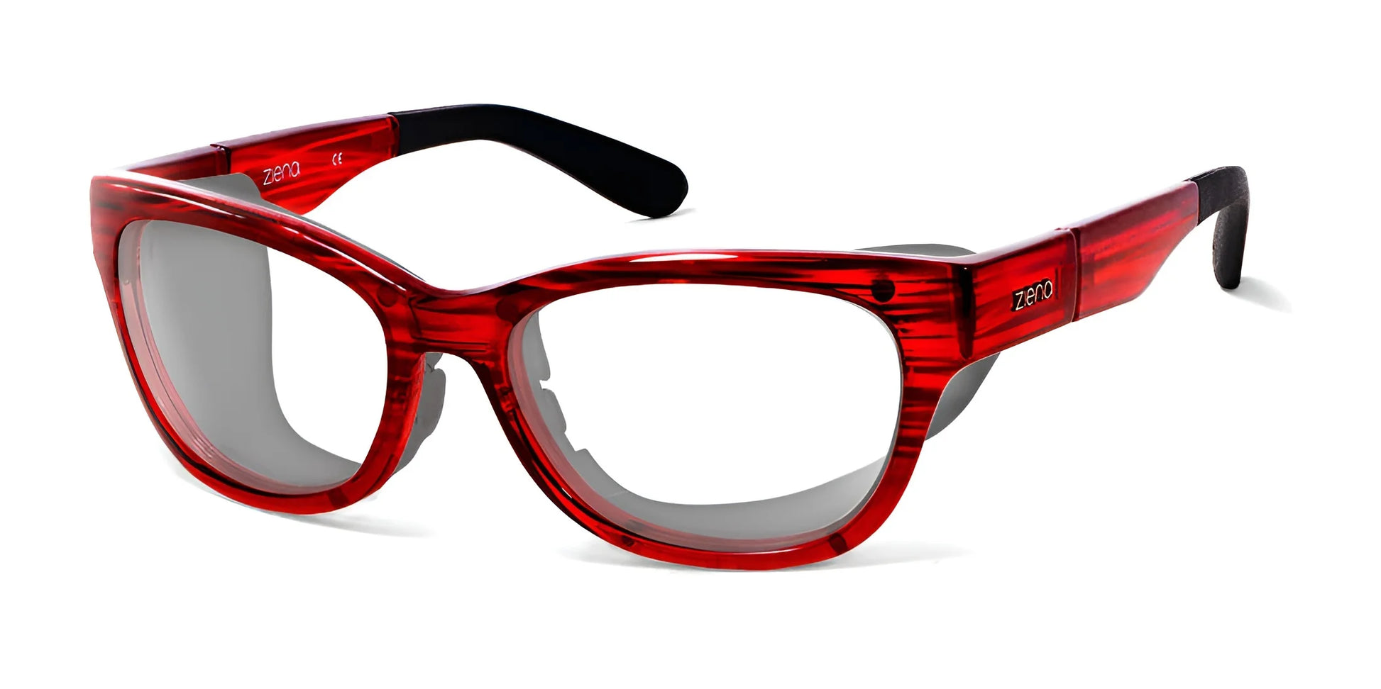 Ziena Marina Eyeglasses Merlot / Clear +2.50 / Black