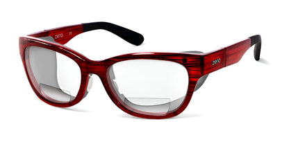 Ziena Marina Eyeglasses Merlot / Clear +2.00 / Black