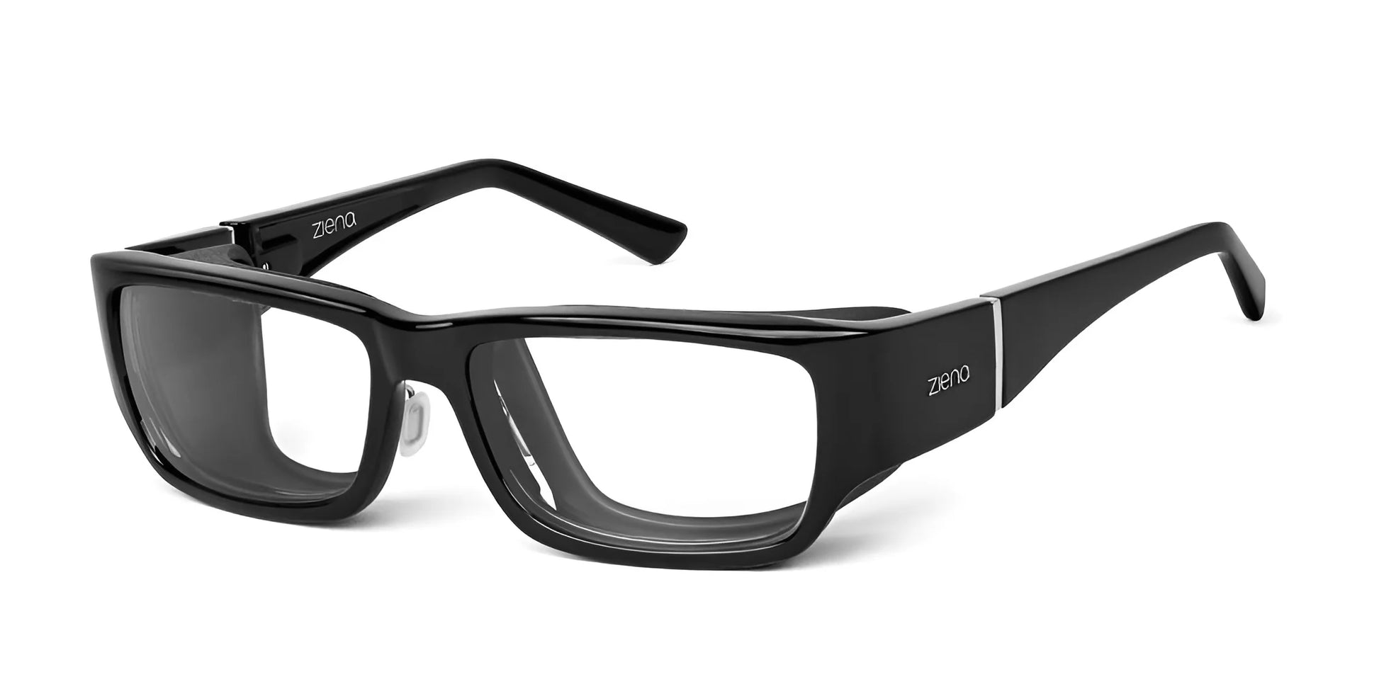 Ziena Nereus Eyeglasses Glossy Black / Clear +2.00 / Black