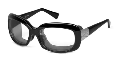 Ziena Oasis Eyeglasses Glossy Black / Clear / Black