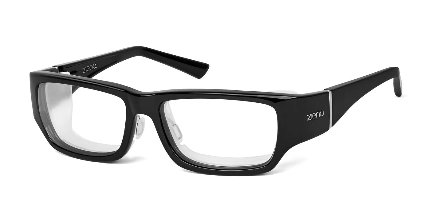 Ziena Seacrest Eyeglasses Glossy Black / Clear / Frost