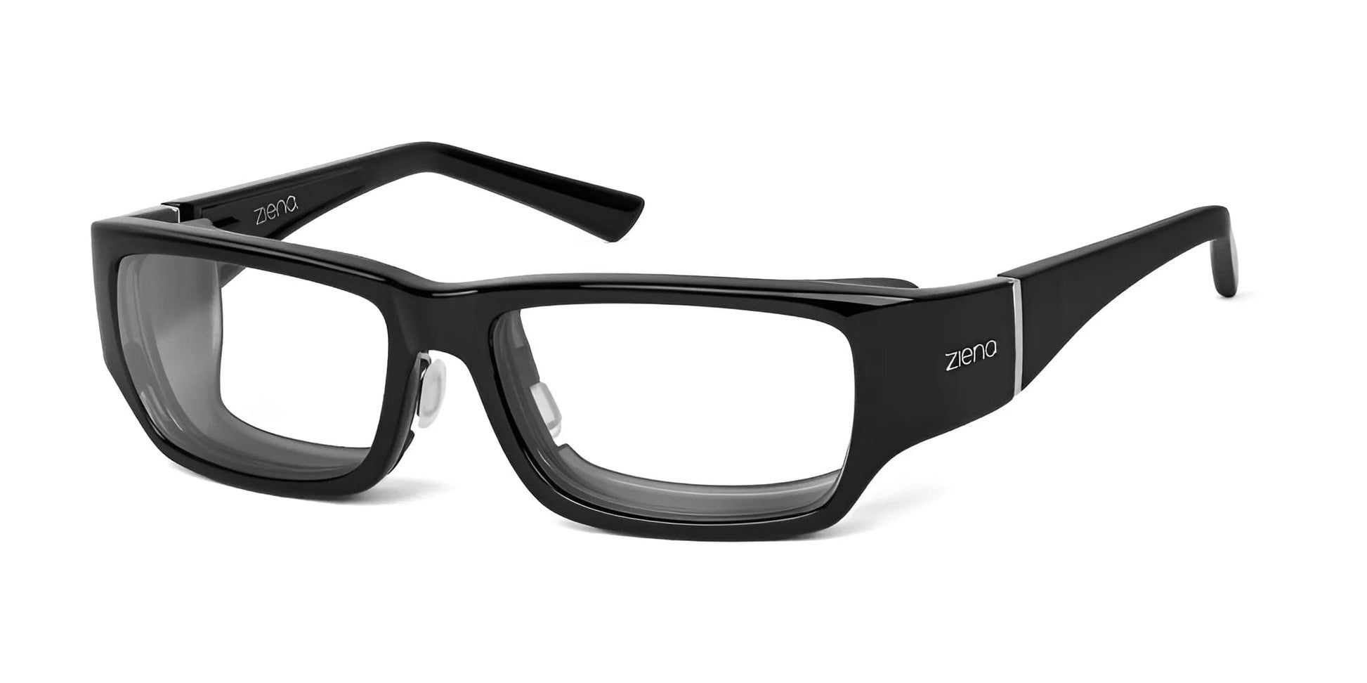 Ziena Seacrest Eyeglasses Glossy Black / Clear / Black