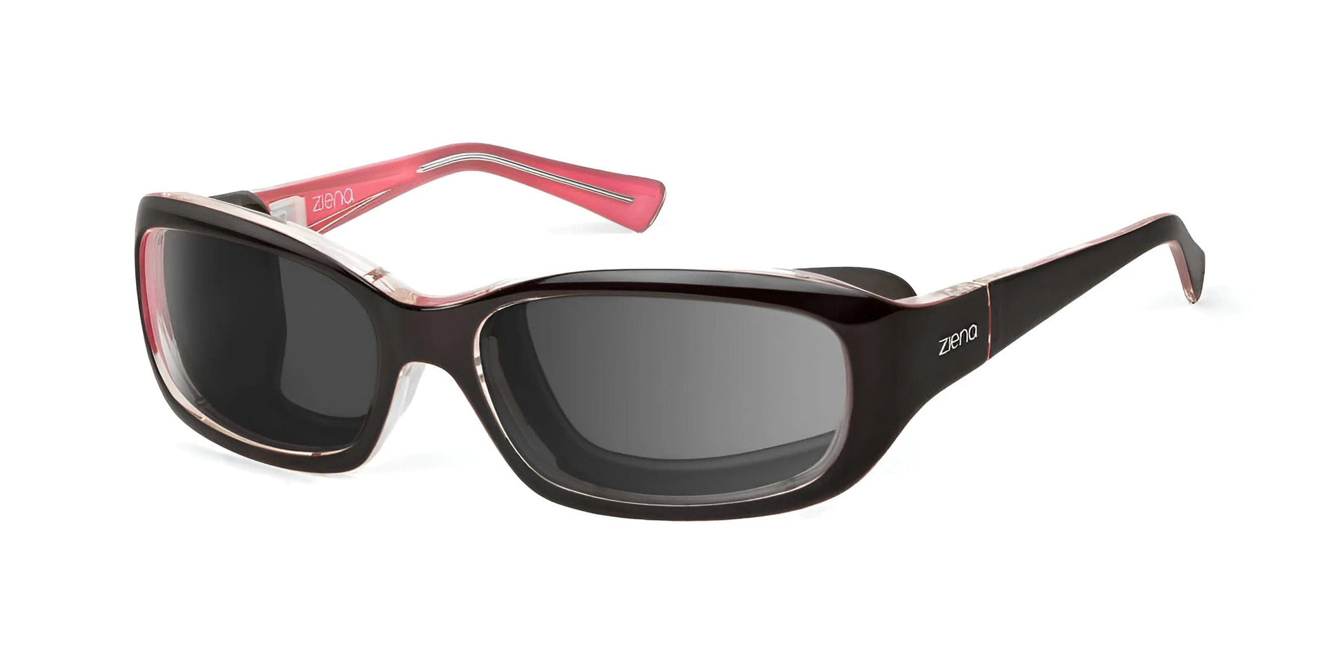 Ziena Verona Sunglasses Rose / Gray +2.50 / Black