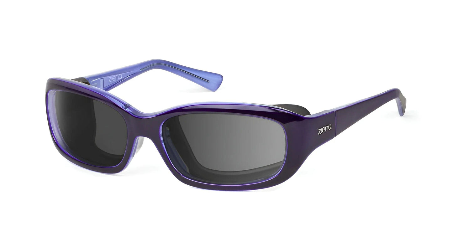 Ziena Verona Sunglasses Lilac / Gray +2.50 / Black